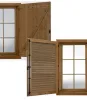 ventana de madera con contraventanas en zeta o mallorquina